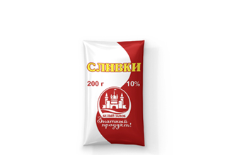 Сливки питьевые, 10%