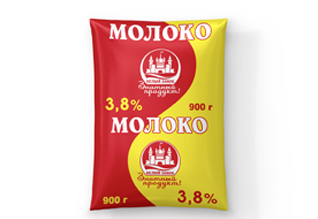 Молоко цельное отборное, 3,8% 