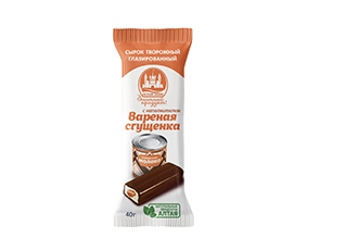 Сырок тв. глазир. с наполнителем "Вареная сгущенка", 23%